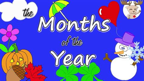 The Months of the Year Song - YouTube