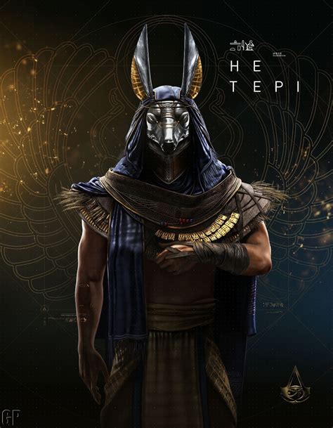 Hetepi Anubis helmet by ArabNinja1233 on DeviantArt Egyptian Goddess Art, Egyptian Mythology ...