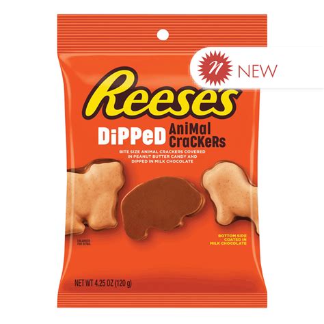 Reese's Peanut Butter Dipped Animal Crackers | Nassau Candy