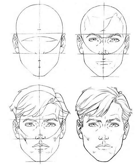 How to Draw a Face - 25 Step by Step Drawings and Video Tutorials ...