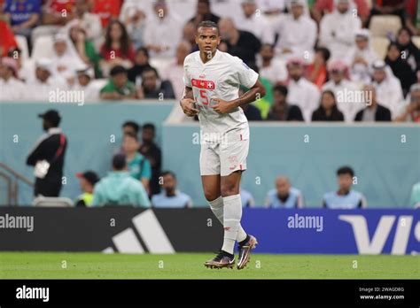 Manuel Akanji of Switzerland seen in action during the FIFA World Cup ...