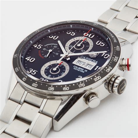 TAG Heuer Carrera Calibre 16 Chronograph Automatic // CV2A10.BA0796 // Pre-Owned - Phenomenal ...