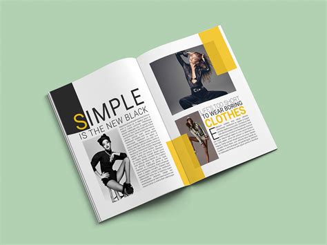 Fashion Magazine Template on Behance