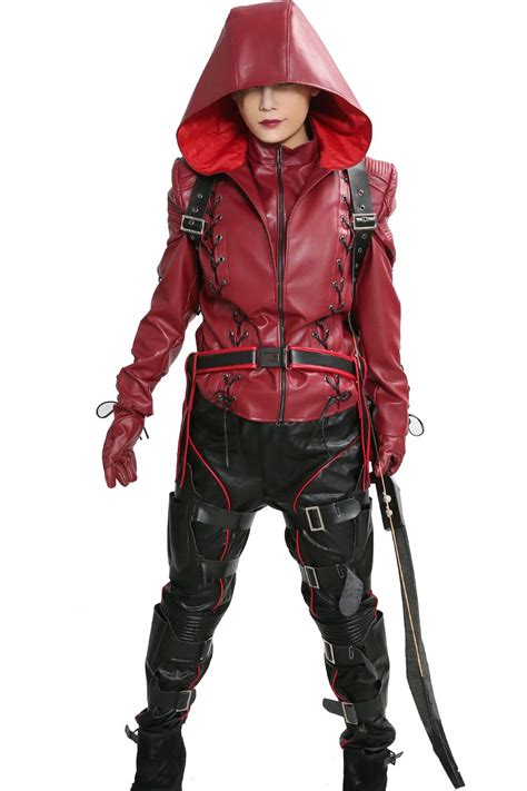 Xcoser Red Arrow Costume Roy Harper Outfit The Arrow COSplay Superhero ...