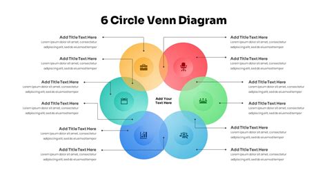 6 Circle Venn Diagram PowerPoint Template