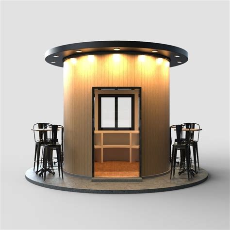 Outdoor Cafe Bar Kiosk Food Booth Coffee Outdoor Kiosk