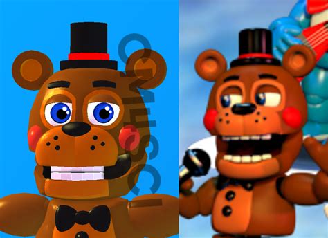 FNAF World Toy Freddy Model : r/fivenightsatfreddys