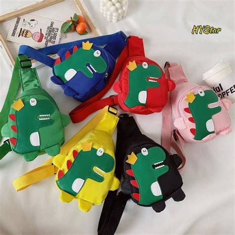 Dinosaur Sling Bag Shoulder Bag Kids Casual Bags Cute Crossbody Bag ...