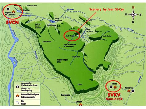 fs-freeware.net - FSX Canaima National Park Scenery Package Venezuela