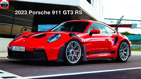 New 2023 Porsche 911 GT3 RS in Guards Red Reveal - YouTube