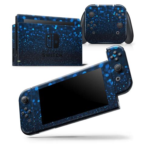 50 Shades of Unflocused Blue - Skin Wrap Decal for Nintendo Switch Lit ...