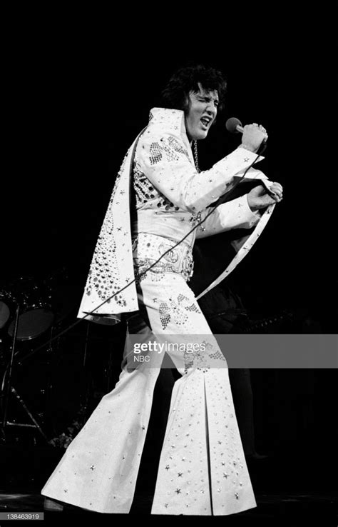 Elvis Presley during a live performance at Honolulu International ...