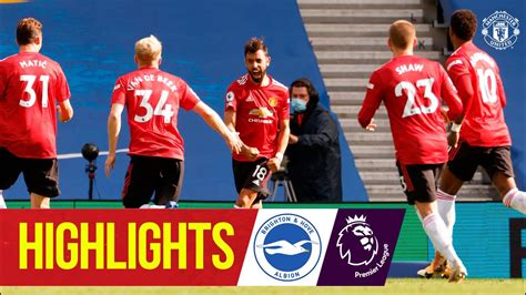 Highlights | Brighton 2-3 Manchester United | Fernandes seals dramatic ...