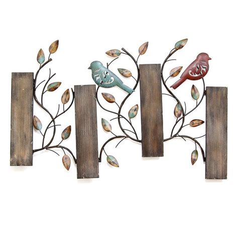 28 X 19-in Metal Birds Wall Décor | Bird wall decor, Metal birds, Metal ...