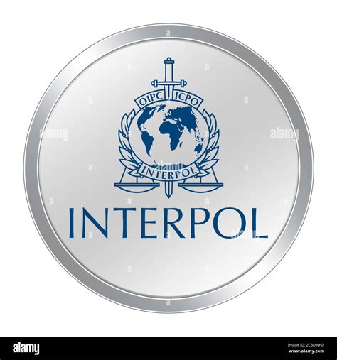 Interpol logo icon Stock Photo - Alamy