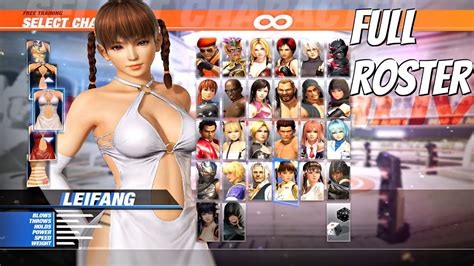 Dead or Alive 6 - All 24 Characters FULL ROSTER (DOA6 2019) PS4 Pro ...