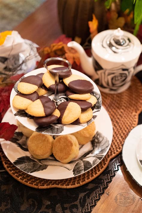 Chocolate Dipped French Butter Cookies - The St. James Tearoom | Recipe | French butter cookies ...