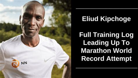 Eliud Kipchoge - Marathon Full Training Log - SweatElite