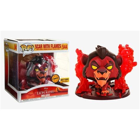 Scar With Flames (Red) Chase Lion King Funko Pop! Deluxe #544 Exclusive ...