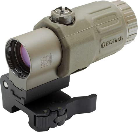 EOTech Holographic Hybrid Sight G33 Magnifier 3X Generation with Switch To Side Mount Tan G33 ...