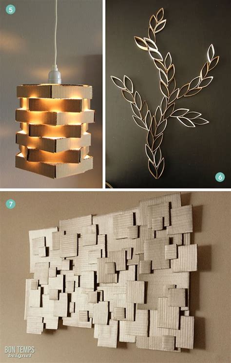 DIY Ideas: 10 Clever Ways to Use Cardboard in Your Decor | Cardboard decor, Cardboard crafts ...