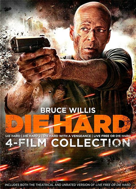 Die Hard 4-Film collection dvd set Tracy Reiner, James Shigeta, John Doman, Hart Bochner ...