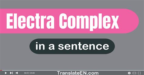 Use "Electra Complex" In A Sentence