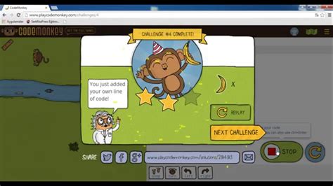 play code monkey 1-2-3-4-5 challenge level - YouTube