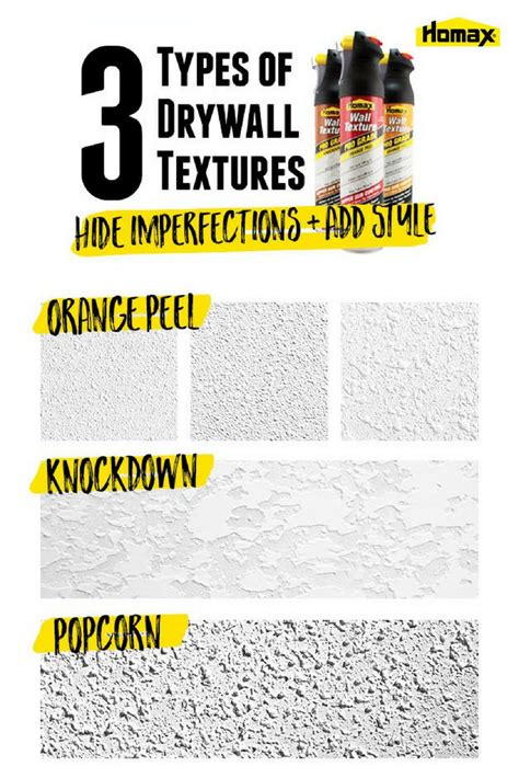 Wall and ceiling textures like popcorn ceiling texture, orange peel texture and knockdown ...