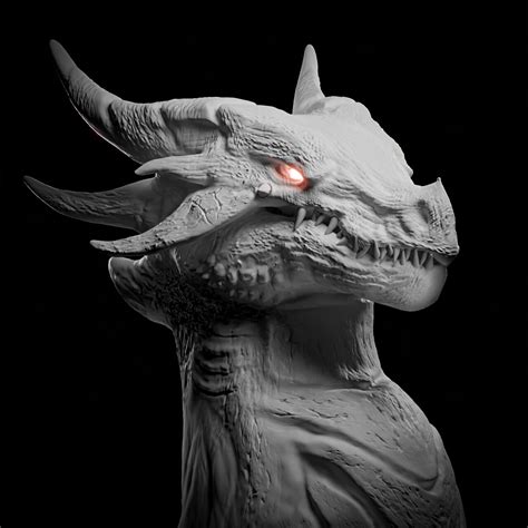 Dragon sculpt - Finished Projects - Blender Artists Community