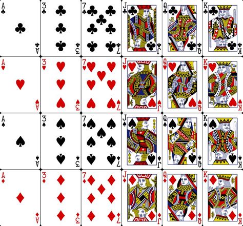 Vectorized-Playing-Cards - Poker Sized Playing Cards In in Template For ...