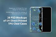 UV TPU Clear Phone Case Mockup, a Product Mockup by VecRas