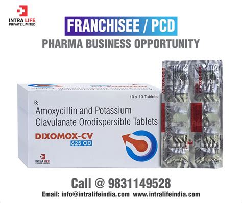 DIXOMOX-CV 625-OD Amoxycillin Clavulanic Acid Tablet at Rs 2234.40/box ...