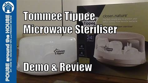 Tommee Tippee Microwave Steriliser Demo & Review. How to use Steam Seriliser (Closer to nature ...