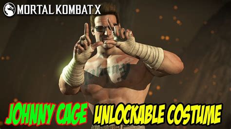 Mortal Kombat X Johnny Cage Tournament Unlockable Costume Skin Gameplay - YouTube