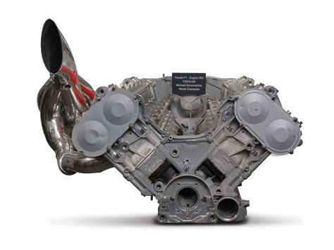 Ferrari F1 Engine Signed by Michael Schumacher Looks Like a Work of Art - autoevolution