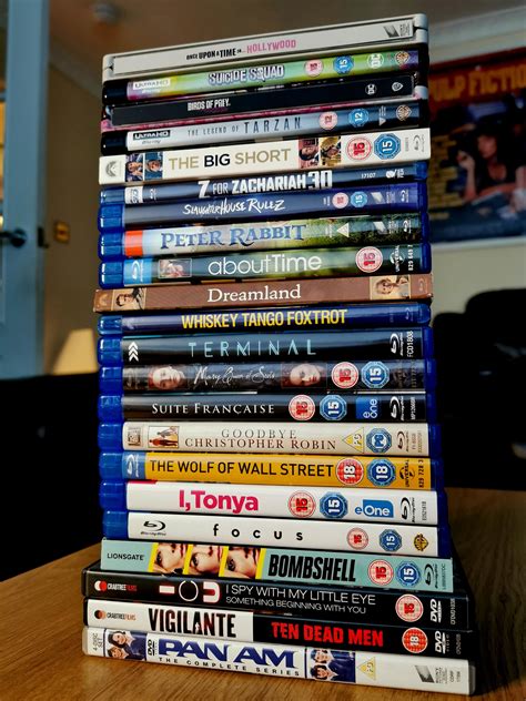 I know these are mostly blu ray but some dvds here too - my complete ...