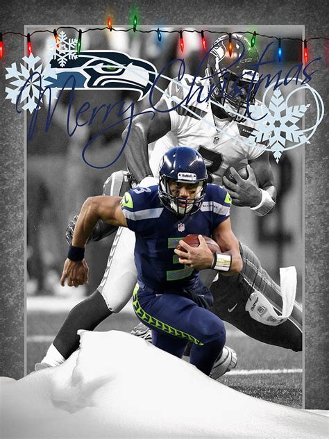 Seattle Seahawks Christmas Card Photograph by Joe Hamilton - Fine Art ...