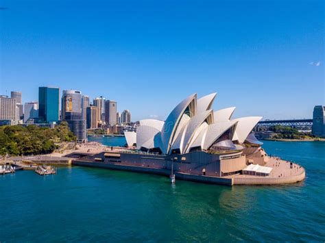 Aerial View of Sydney City Skyline and Harbour Editorial Photo - Image ...