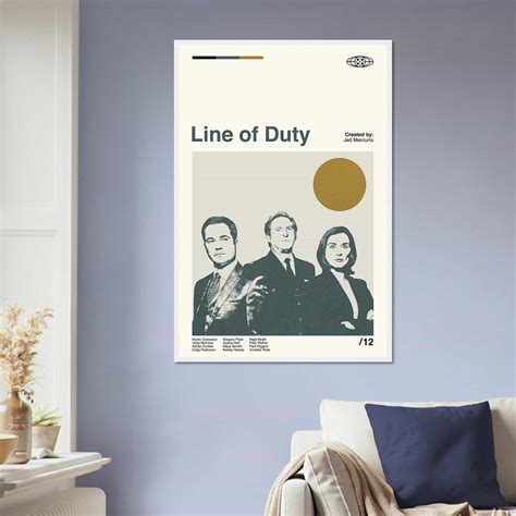 Line of Duty Poster, Jed Mercurio Poster, Movie Poster - Citiesbox