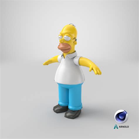 Homer simpson character 3D model - TurboSquid 1561647