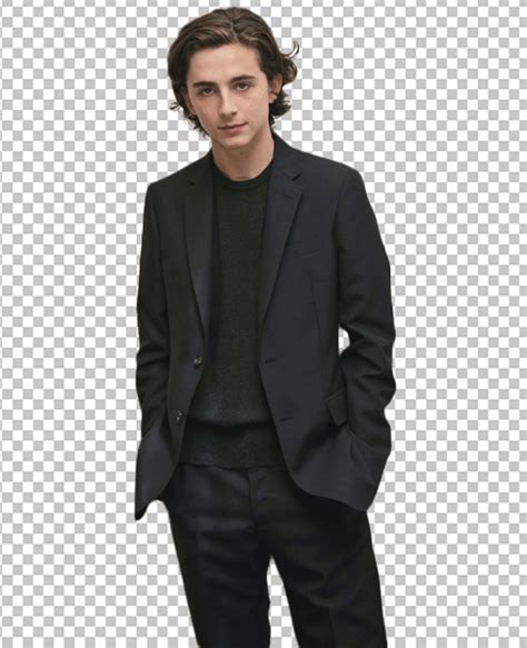 Timothee Chalamet in a black suit PNG Image by Ongpng on DeviantArt