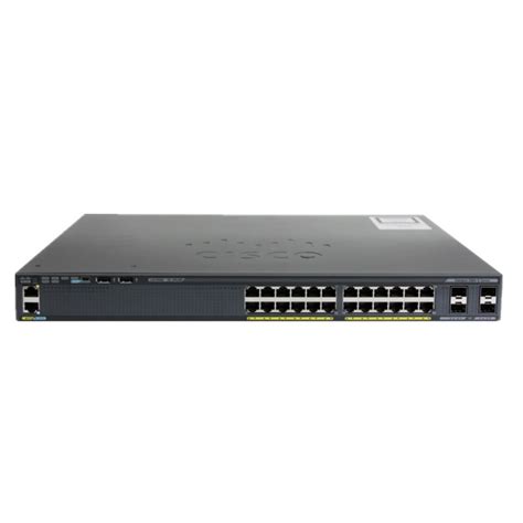 Cisco Catalyst 2960X, 24 Port PoE Switch, WS-2960X-24PS-L