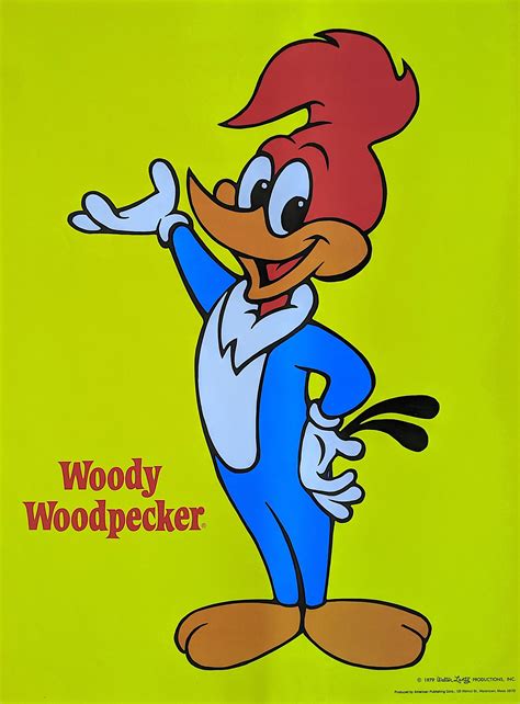 Lot - Woody Woodpecker by Walter Lantz, Poster 1979