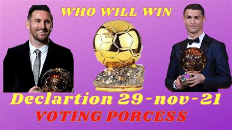 Ballon D'or 2021, (who will win) voting process. declaration date 29 ...