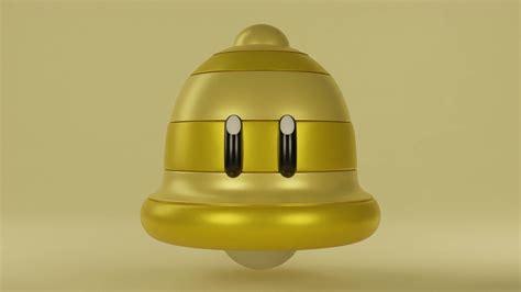 Super Bell From Mario Games - 3D Model by clickdamn