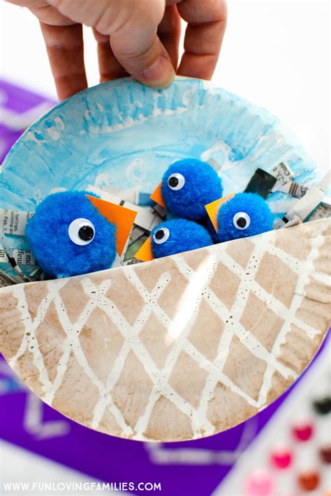 Paper Plate Bird Nest: Easy Spring Craft for Kids - Fun Loving Families