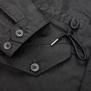 FRED PERRY Men's Retro Mod Fishtail Parka Jacket in Black