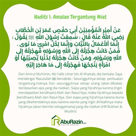 Hadits Arbain 31: Zuhud – Abu Razin Al Batawiy