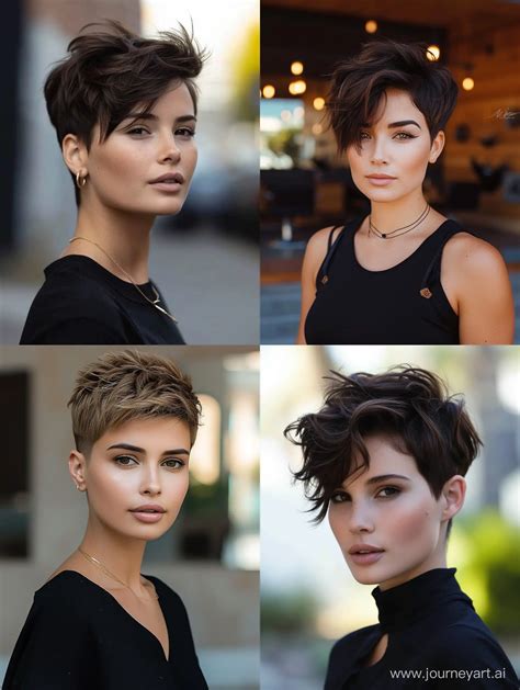 Chic Pixie Haircut Trends for Women 2024 | Midjourney Prompt